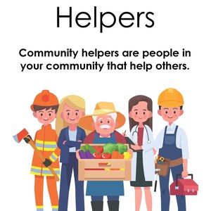 Community Helpers Preschool Theme Curriculum Printables |  Preschool Circle Time Lessons & Activities | Prek, Daycare, Homeschool Currciulum | Community Helper Activities | Worksheets | Preschool Songs | Preschool Activities | Posters | Crafts |