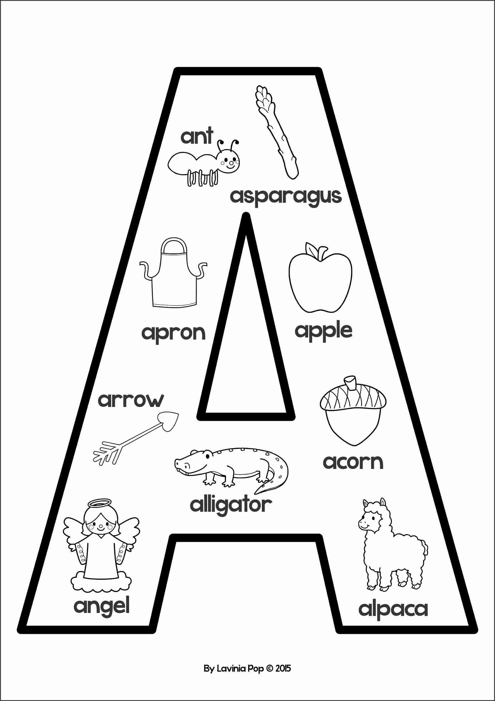 Alphabet Anchor Charts Uppercase Letters for Phonics Instruction