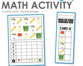 School Count and Graph Numbers 1-5