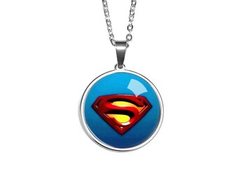 Superman Pendant - Etsy