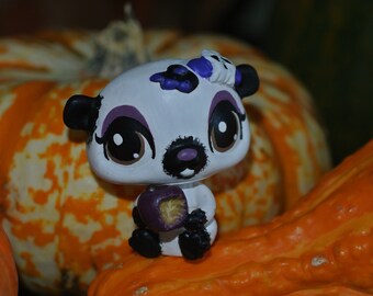 littlest pet shop lps custom halloween gothic ghost hamster