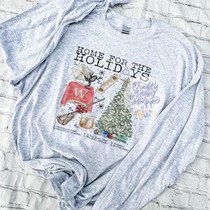 Home for the Holidays Shirt, Wizard Shirt, Wizard Christmas, Magic Christmas,  Christmas Shirt, Long Sleeve Shirt, Sweatshirt,Vacation Shirt