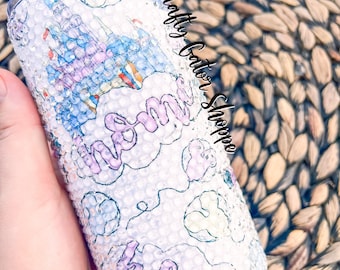 Rhinestone Tumbler, Home Tumbler, Castle Tumbler, Magic, Gift for Her