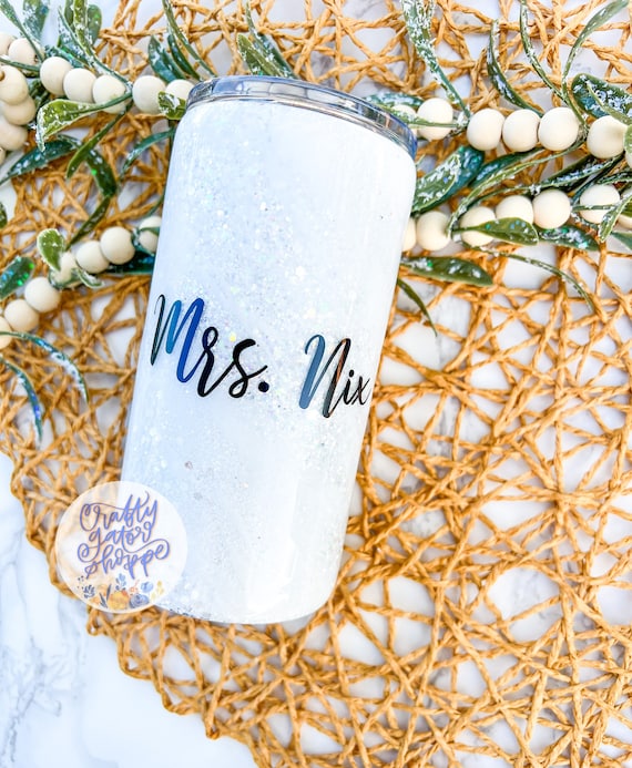 Bride Tumbler Personalized Bridal Tumbler Bride Gift Etsy