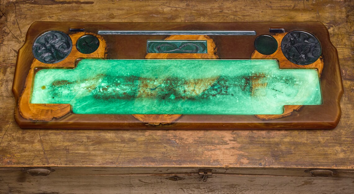 Triple Layered Epoxy Resin Rolling Tray Tobacco Rolling Tray Etsy