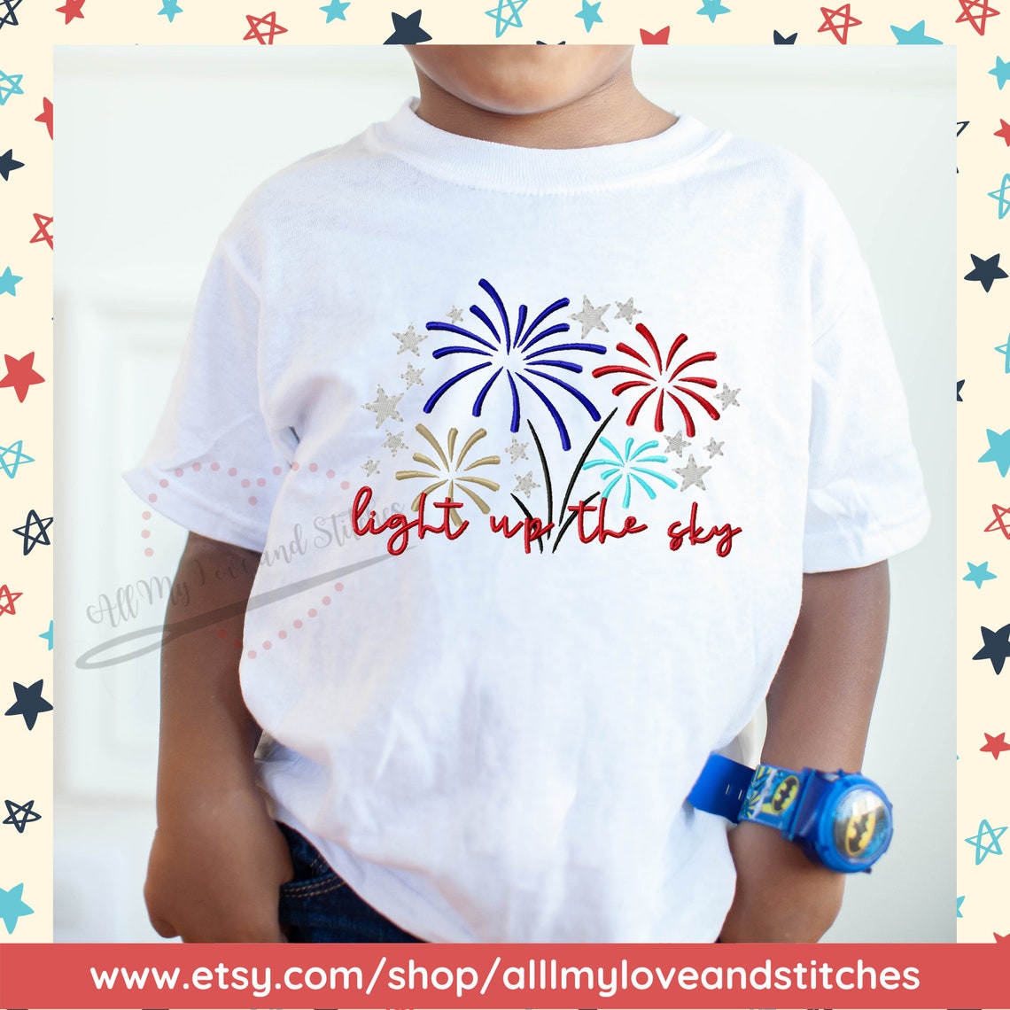 embroidered fourth of july shirts