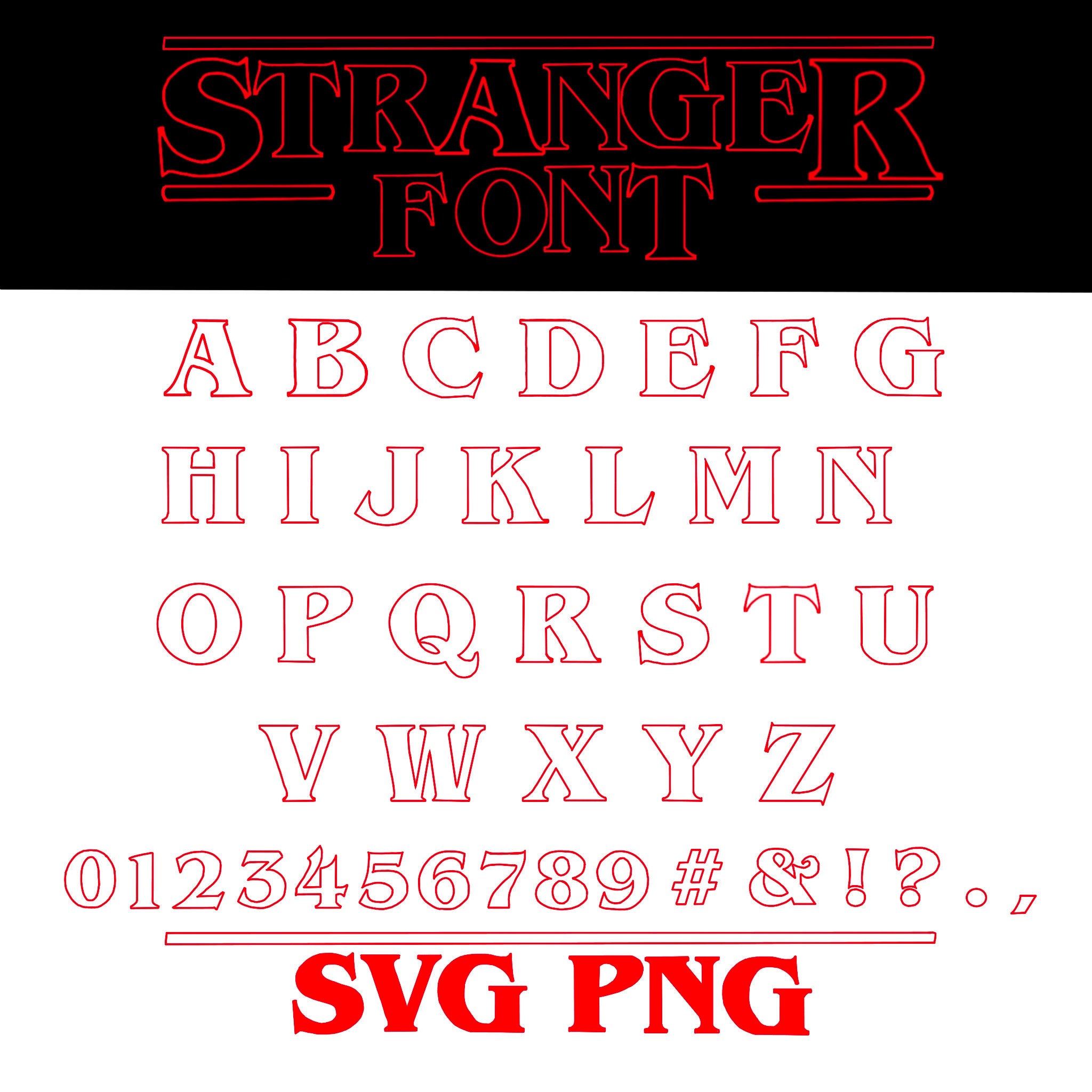 stranger things font illustrator download