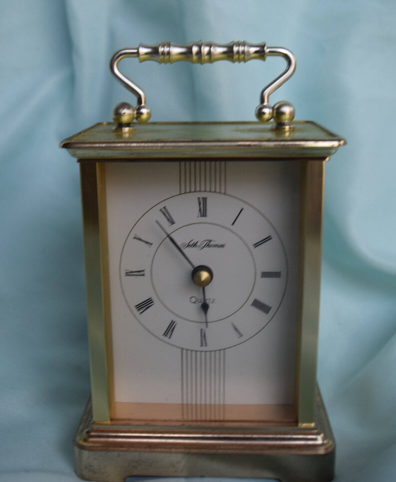 Vintage Seth Thomas Carriage Clock Cherish Ii Etsy
