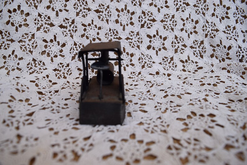 Vintage Metal Art Rustic Train Sculpture 1940's Welded Etsy