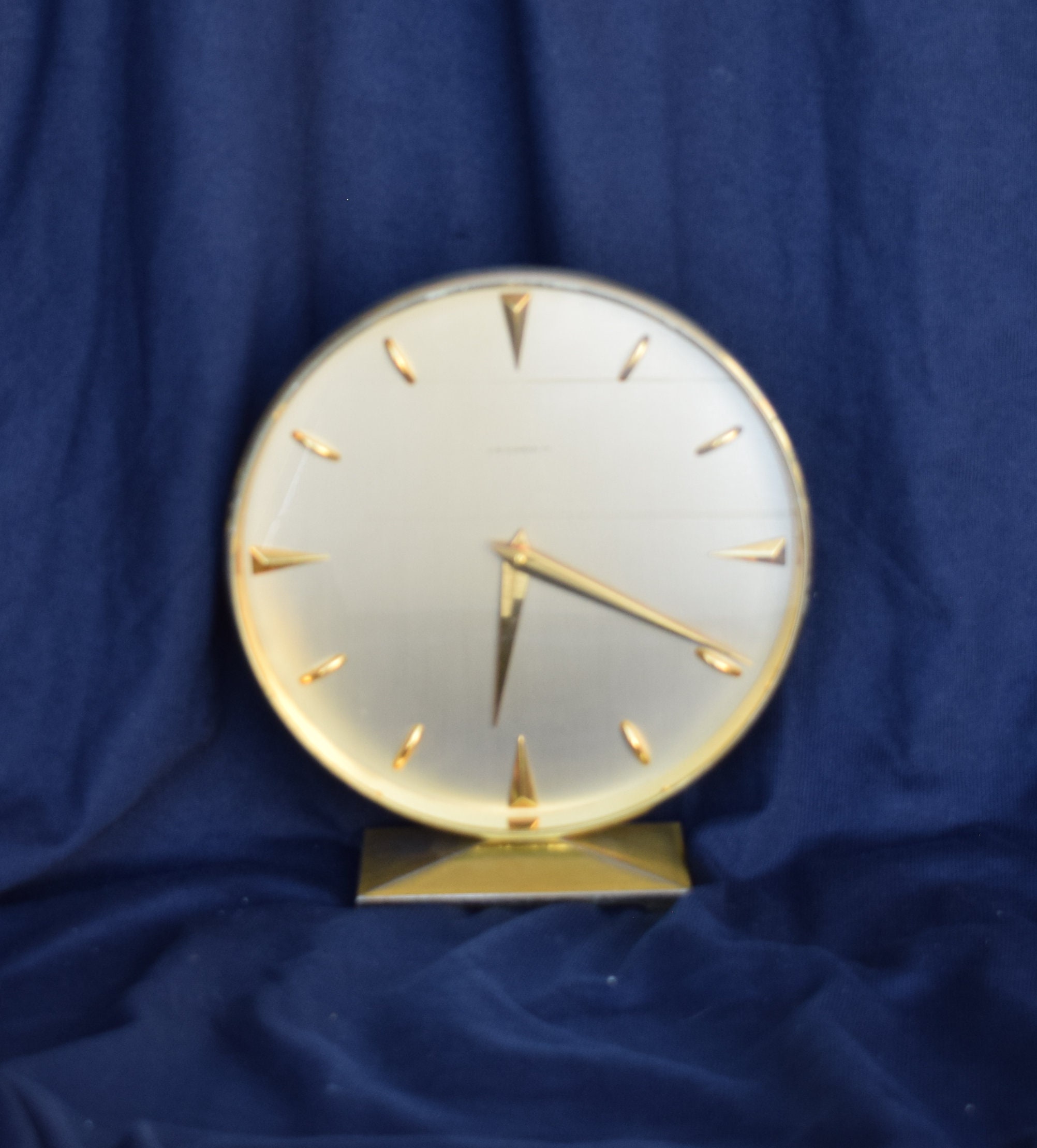 J B Hudson Desk Clock Mantel Clock Mid Century Modern Table Etsy