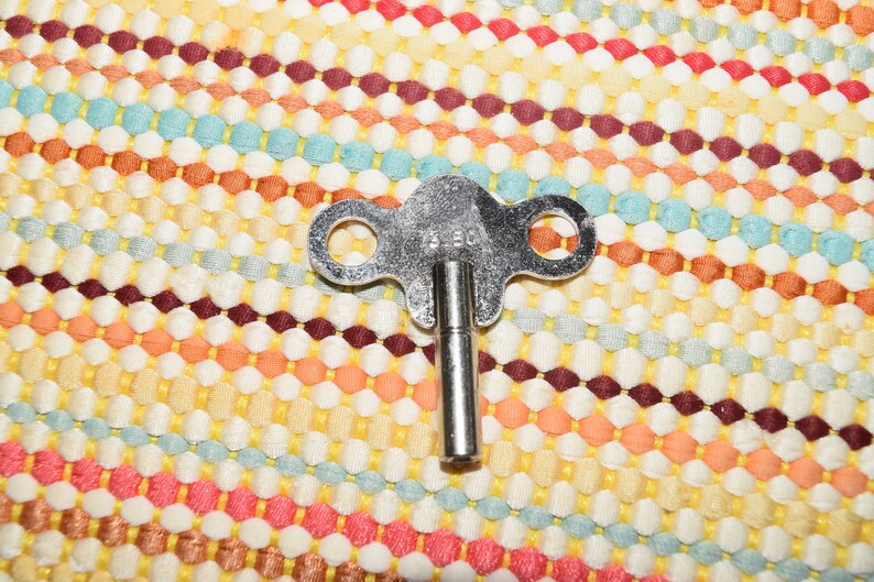Vintage Silver Clock Windup Key India 5 Size 3.50 Wall Etsy