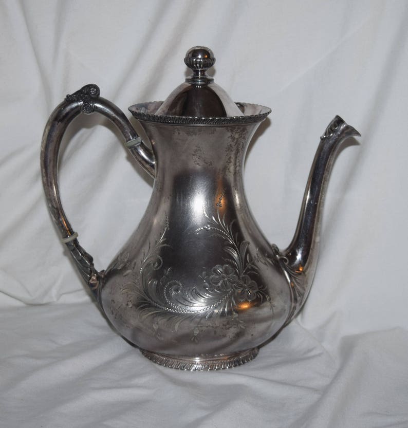 Antique Art Deco Wilcox Silver Plate Co. Quadruple Plate Tea Etsy