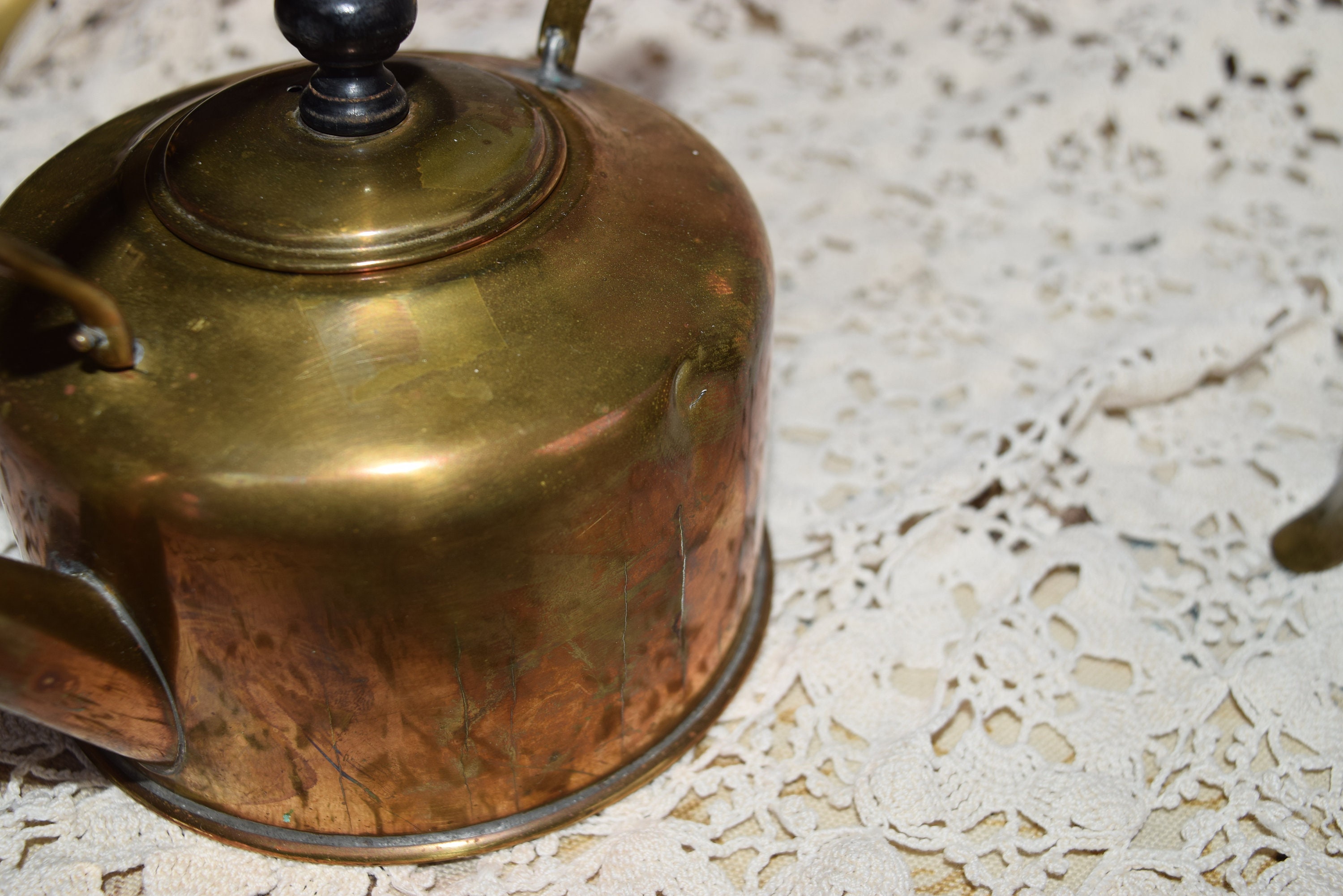 Vintage Sternauware New York Brass Teapot Warmer Table Etsy