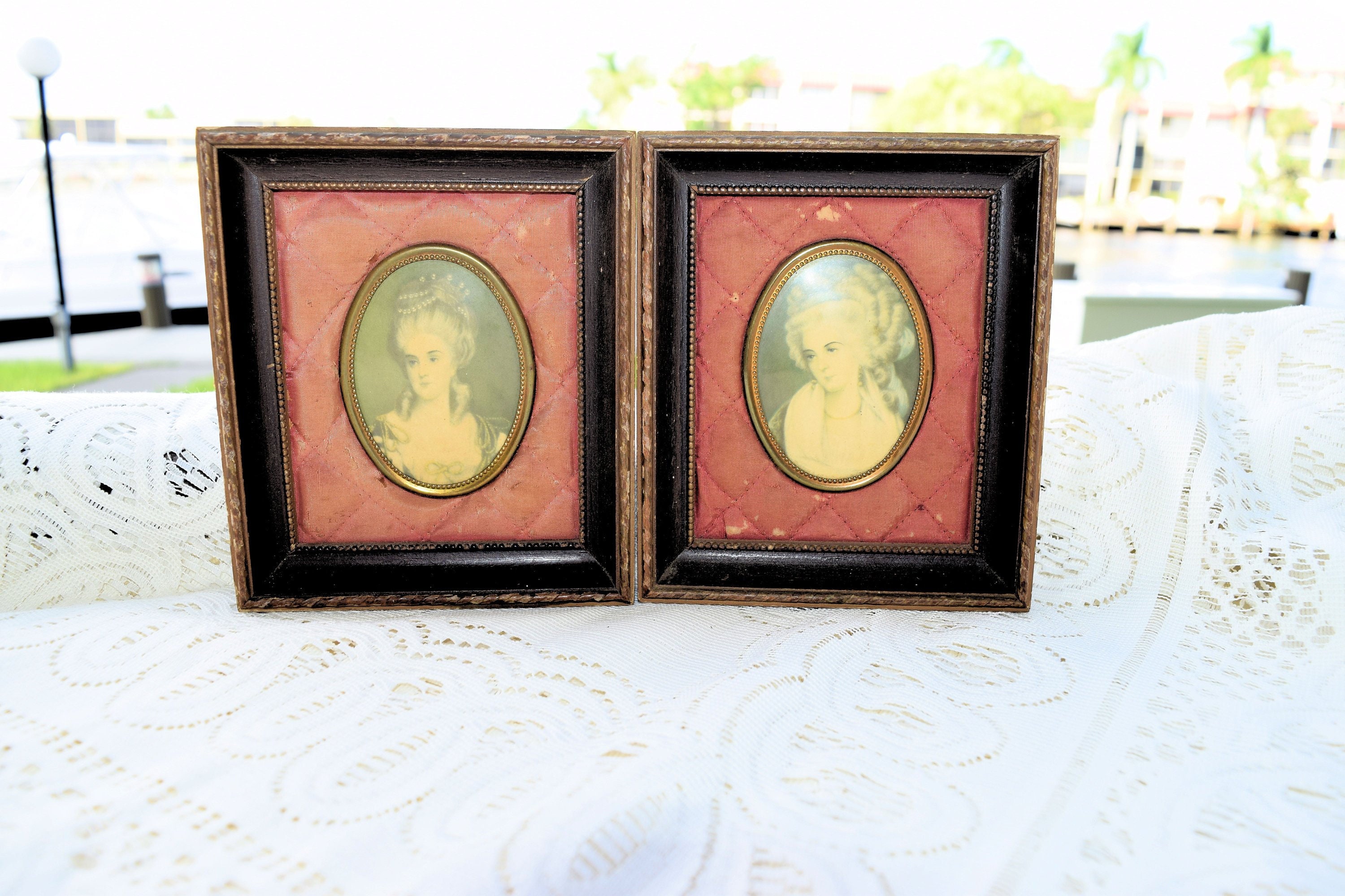 Vintage Cameo Creations Wall Art Portraits Romney Etsy