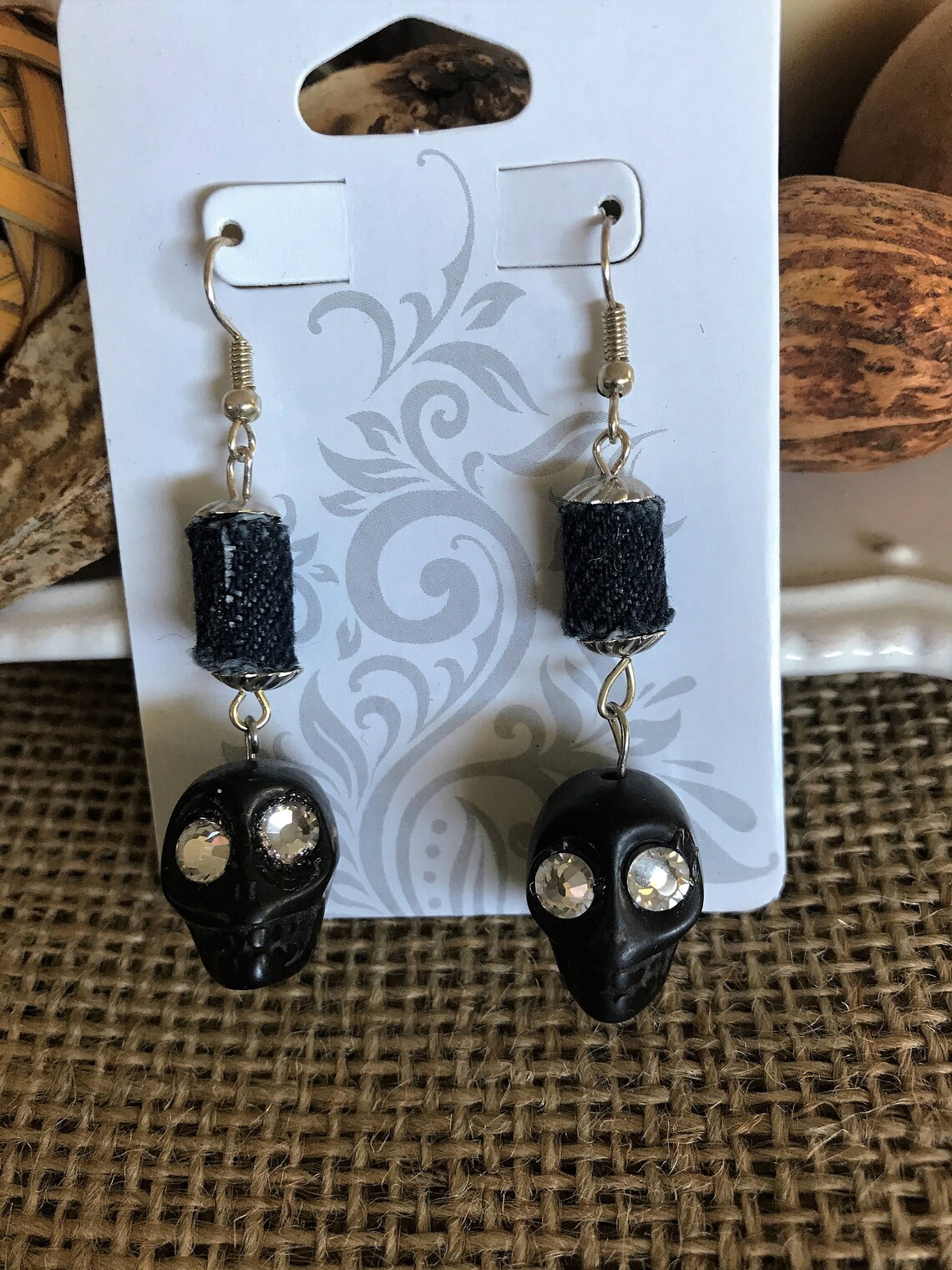Day of the Dead Recycle Earrings Etsy