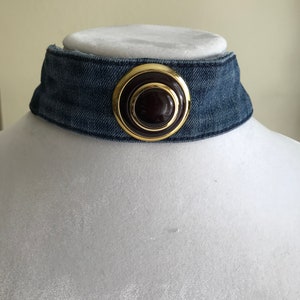 Denim Choker