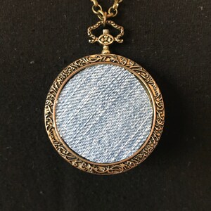 Handmade Denim Vintage Pendant