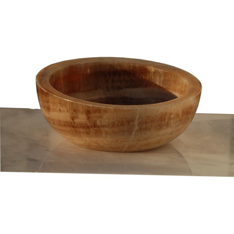 Natural Stone Honey Onyx Vessel Sink Custom Order Sink Etsy
