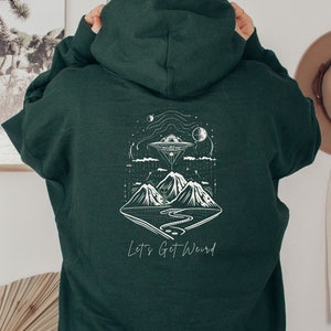 Lets Get Weird Alien Sweatshirt Lets Get Weird Alien Shirt Alien Shirt Alien T Shirt Space Shirt Space T Shirt Outer Space Shirt UFO Shirt
