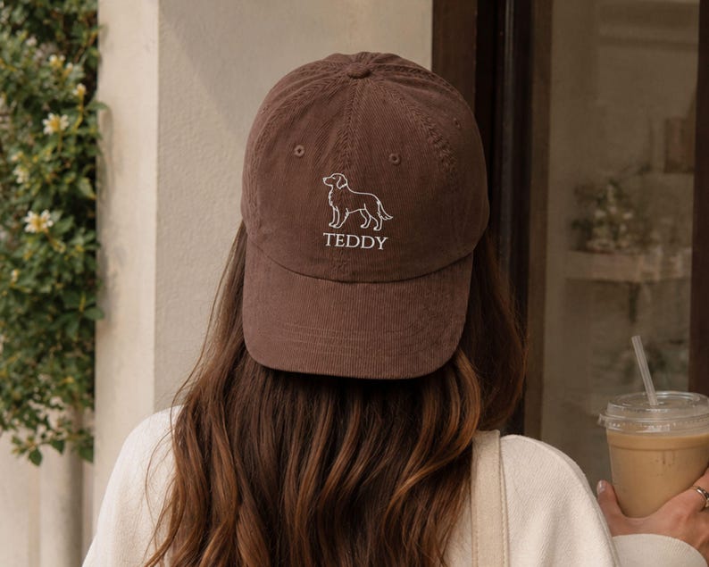 Custom Dog Hat Personalized Golden Retriever Hat Gifts for Dog Lovers Gifts for Dog Owners Personalised Hats Personal Pet Gifts Dog Memorial image 1