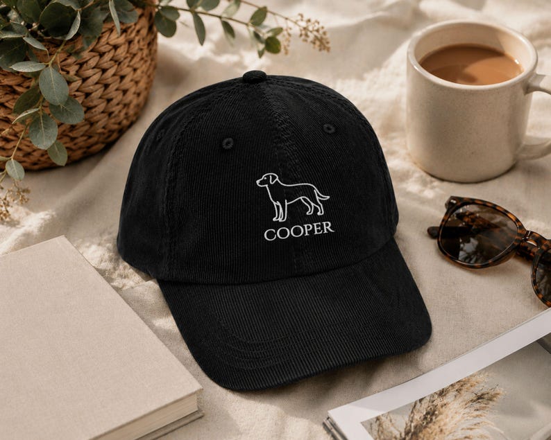 Custom Dog Hat Personalized Golden Retriever Hat Gifts for Dog Lovers Gifts for Dog Owners Personalised Hats Personal Pet Gifts Dog Memorial image 6