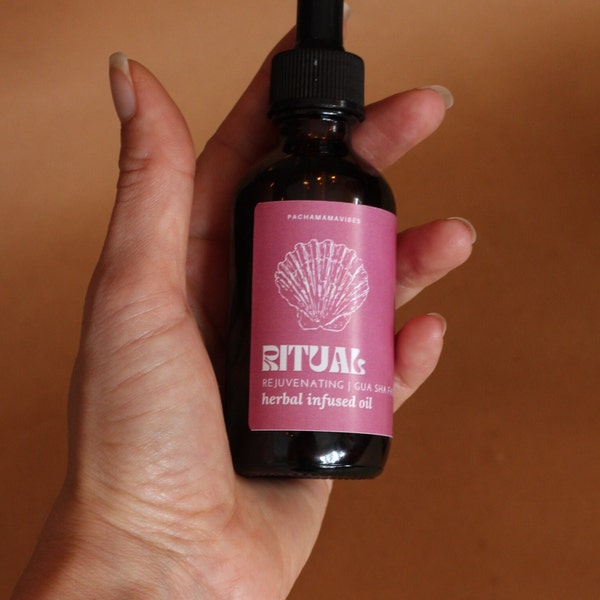 Ritual Facial Oil | Regenerative, Soothing, Hydrating. Made w/ Marshmallow, Rose, Yarrow, Calendula, Chamomile, Nettle & Burdock