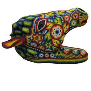 Arte Wixarika, Arte Huichol, Figura Wixarika, Figura Huichol, Artesania Wixarika, Artesanita Huichol, Arte de Cuentas, Arte Mexicano, México.