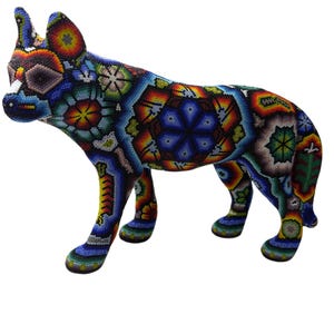 Arte Wixarika, Arte Huichol, Figura Wixarika, Figura Huichol, Artesanía Wixarika, Artesanía Huichol, Arte de Cuentas, Arte Mexicano, México.