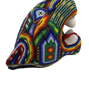 Arte Wixarika, Arte Huichol, Figura Wixarika, Figura Huichol, Artesania Wixarika, Artesanita Huichol, Arte de Cuentas, Arte Mexicano, México.