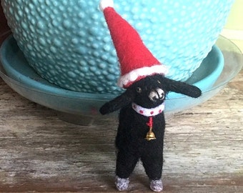 Hand Made Wool Felted Baby Goat
