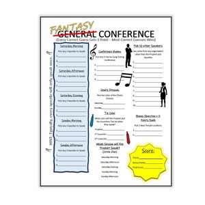 Fantasy Conference Guessing Game