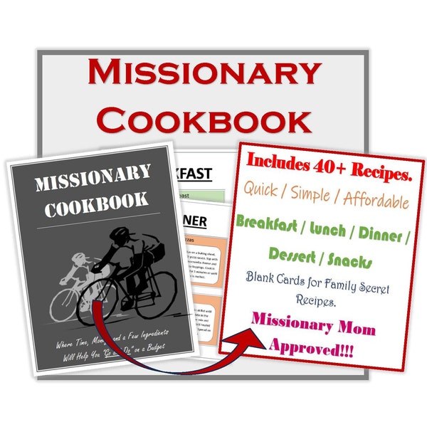 Simple, Affordable, Fun, Missionary Cookbook - Elders