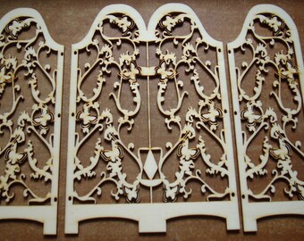 Room divider for doll size 17 ba001