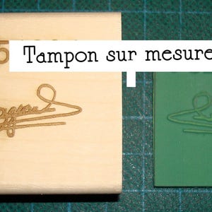 Tampon TSM009 3 x 3 cm personnalisé sur demande image 4