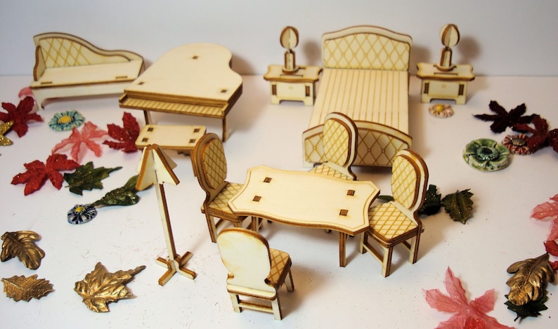 Meuble mobilier maison de poup?�e 02223 jouet enfant collectionneur mini vitrine - Etsy France