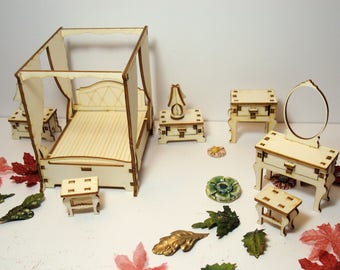 Furniture 02222 toy Dollhouse furniture child collector mini display case