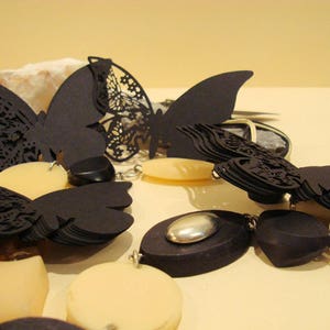 Papillon a message par 10 -1365a- 31 couleurs mariage, anniversaire st valentin.