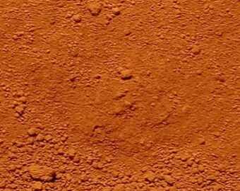 Orange Oxide (Terra Cotta) Pigment Powder for Craft Paint Medium Mixed Media Jewelry Resin Wax Clay