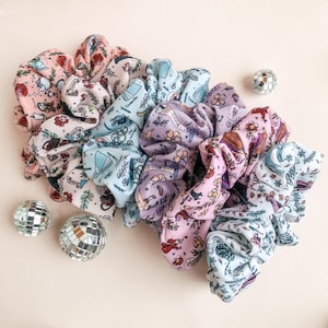 Princess Scrunchie | scrunchies for girls | hair scrunchie | swim scrunchie | Cinderella| large scrunchie | hair ties | hair accessories |