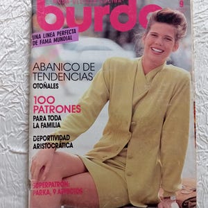 Burda Moden 9/90 Magazin, Burda Magazin, Burda Schnittmuster, Schnittmuster, Burda Nähmagazin, Burda September 90 Schnittmuster.