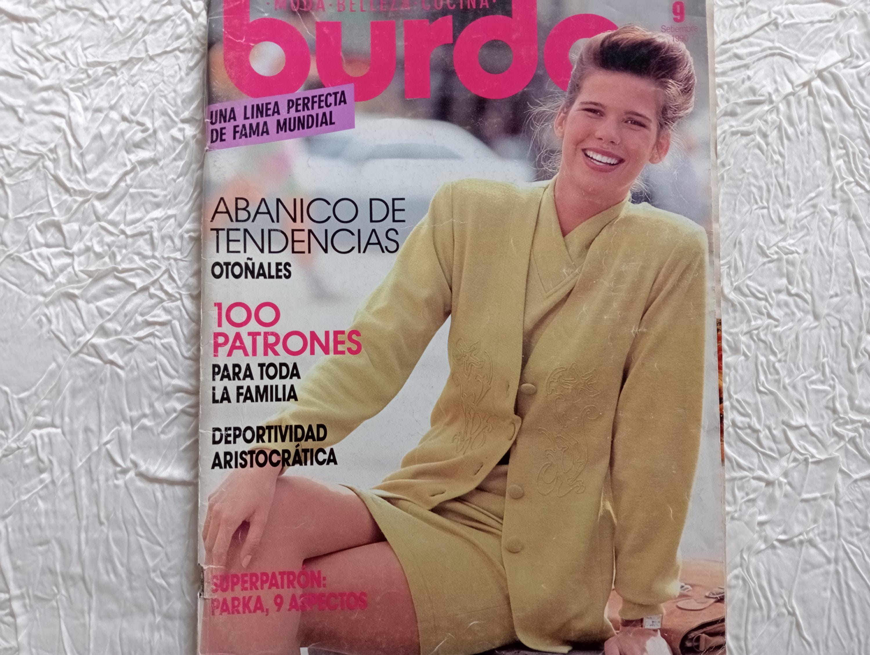 Magazine Burda Moden Septembre 1990 - Modèles à Succès Pour L'automne, Occasion Avec Défauts D'usage