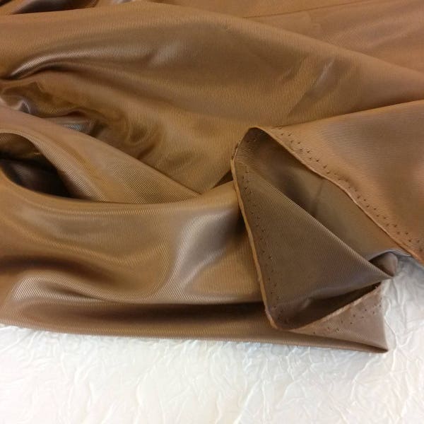 Sergé/twill double face en rayonne viscose irisé bronze/noir, haute couture, laize 158 cm (1,73 yd)