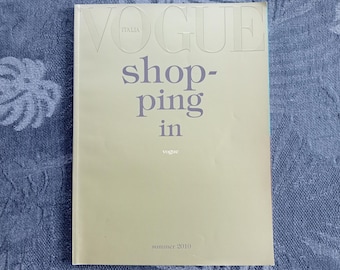 Revista VOGUE Italia, SHOPPING en VOGUE Verano 2010, Revista Vogue Italia, Supl. Vogue Verano 2010, revista de moda de alta costura italiana.