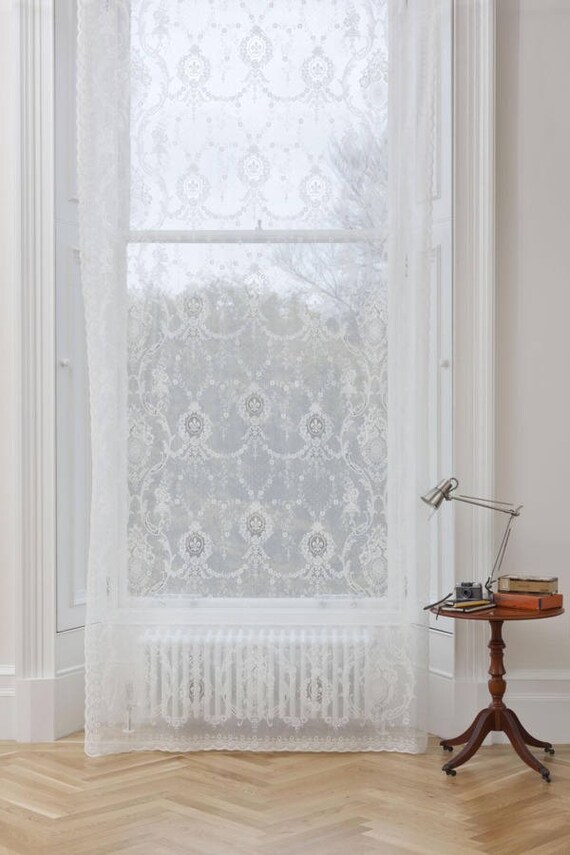 Fenster Fenster Spitze Spitzen Vorhang Stil Schäbig