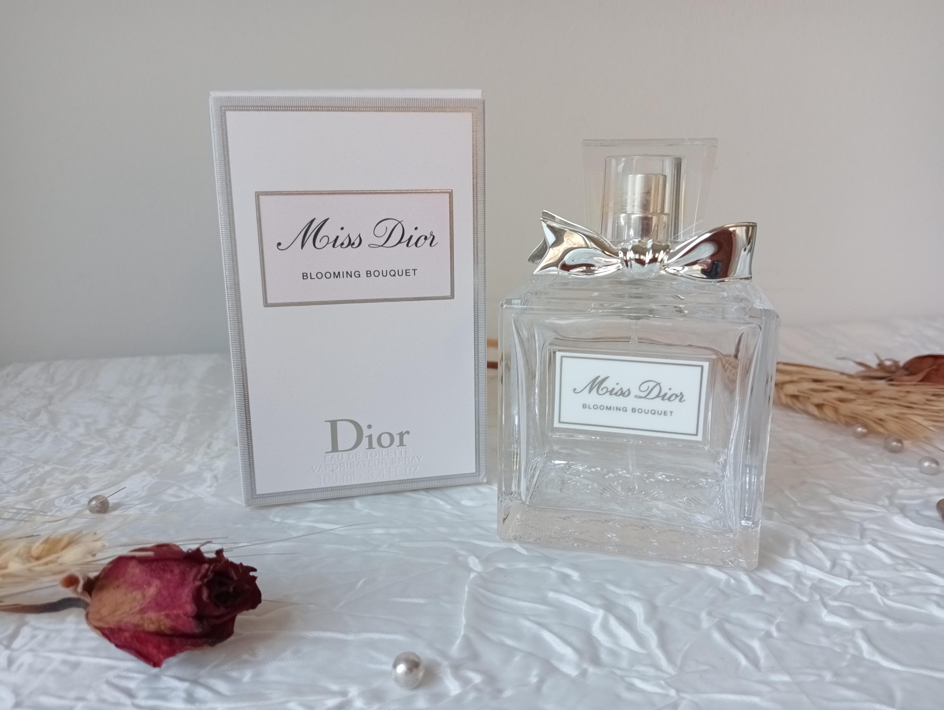 Empty MISS DIOR Blooming Bouquet 100ml Perfume Bottle With