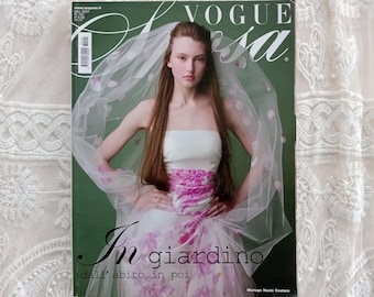 Revista Vogue Sposa Italia Giugno 2007, n. 101, revista de moda nupcial de alta costura italiana.