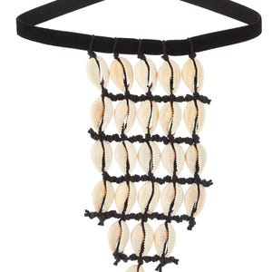 Cowrie Shell Choker - Statement Piece - Cowry Shell - Seashell Necklace - Afrocentric Jewelry -  Cowrie Statement Choker - Gift For Women