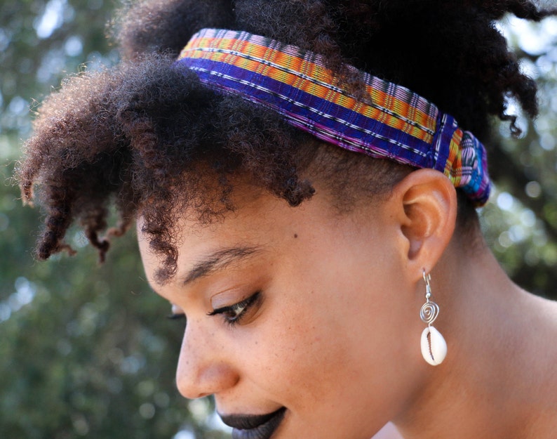 Cowrie Shell Earrings Seashell Earrings Afrocentric Jewelry Natural Hair Fashion Cowry Earrings Afro Hair Gift For Women image 2