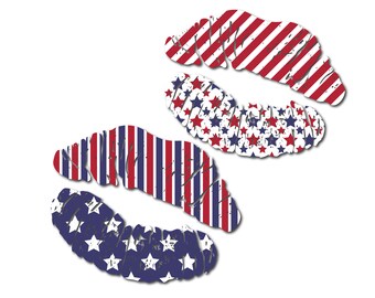 Flag Lips Svg, American Flag Lip SVG, Fourth of July SVG, 4th of July Svg, Patriotic Lips Svg, Svg Files, Cricut Files, Silhouette Files