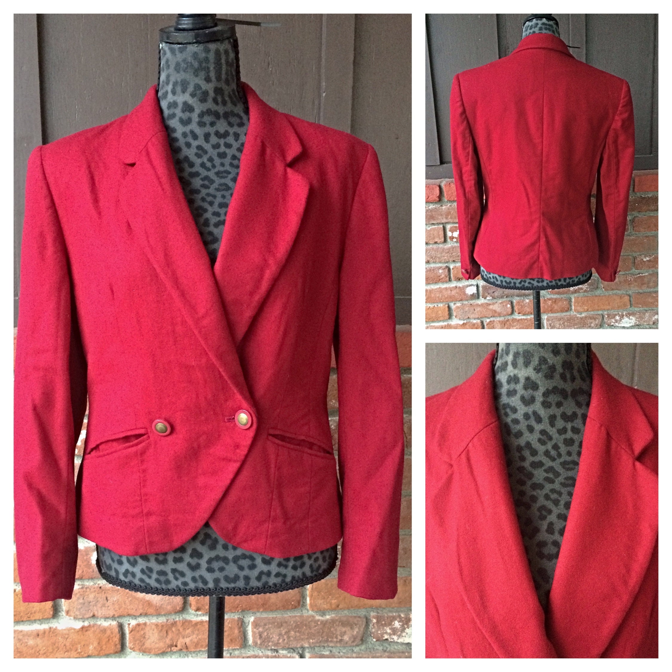 pendleton red wool jacket